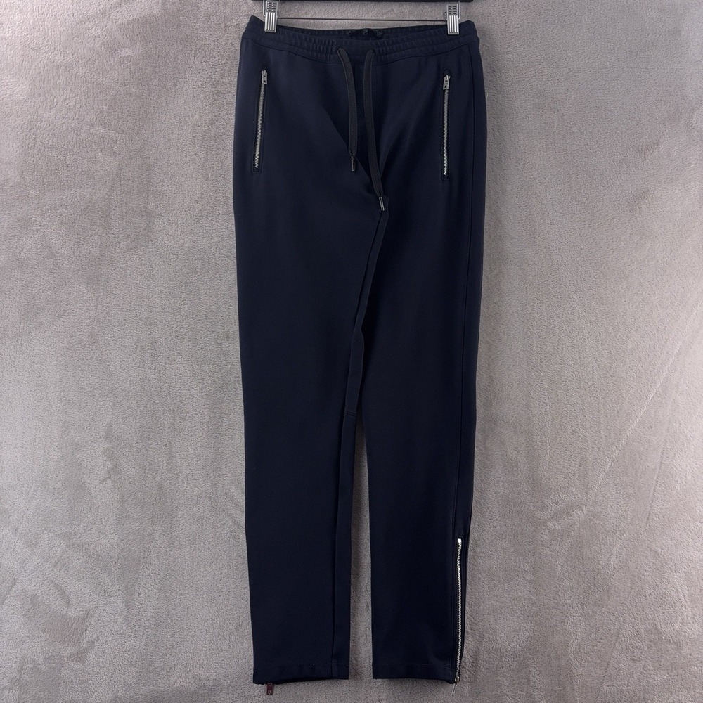 rag & bone Jogger Pants Womens‎ Size XS Blue Drawstring Zipper Ankle Casual